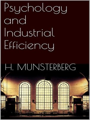 cover image of Psychology and Industrial Efficiency